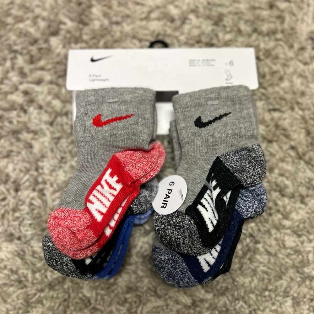 Nike Baby Socks 6-Pack